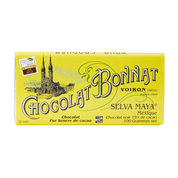 Selva Maya Mexique 75% Grands Crus Du Cacao von Bonnat 100g Tafel