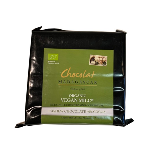[170135] Vegan Milc® Cashew Schokolade 1kg - Chocolat Madagascar - Chocolaterie Robert