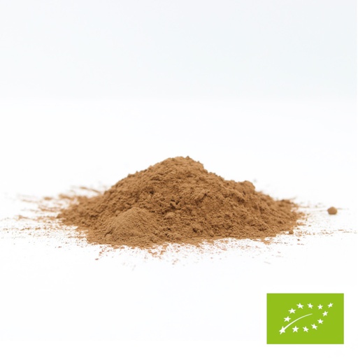 [bio-kakaopulver-stark-entoelt] Pures Bio Kakaopulver 10/12 natural - 100% Kakao - stark entölt - Homborg finest food