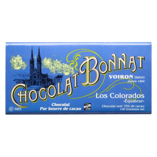 [170036] Los Colorados 75% Grands Crus Du Cacao von Bonnat 100g Tafel